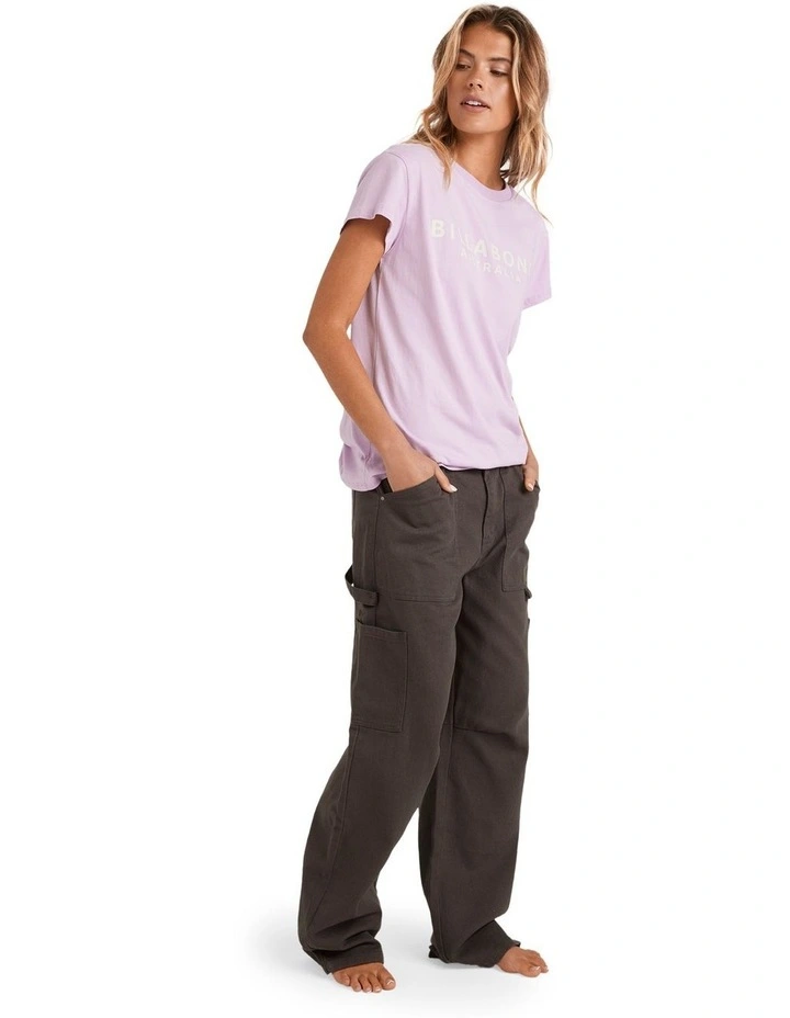 Leia Denim Pants in Off Black image 3