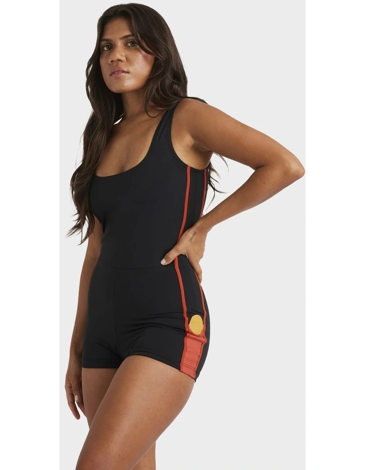 Otis Sand Dune Retro One-Piece Swimsuit Black image 3