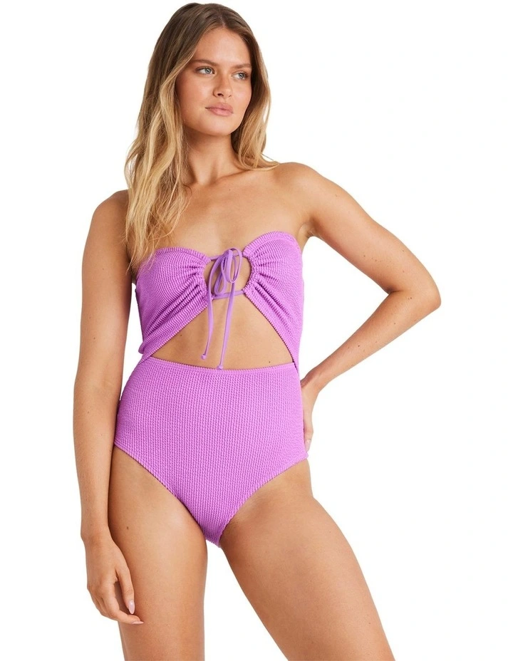 Summer High Drew One Piece in Bright Orchid image 1