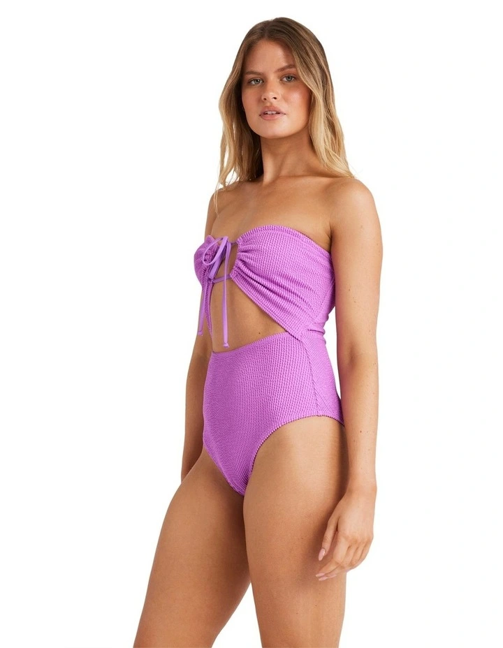 Summer High Drew One Piece in Bright Orchid image 3