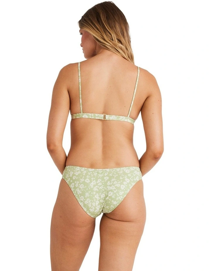Wild West Ditsy Coco Bralette Bikini Top in Willow image 2