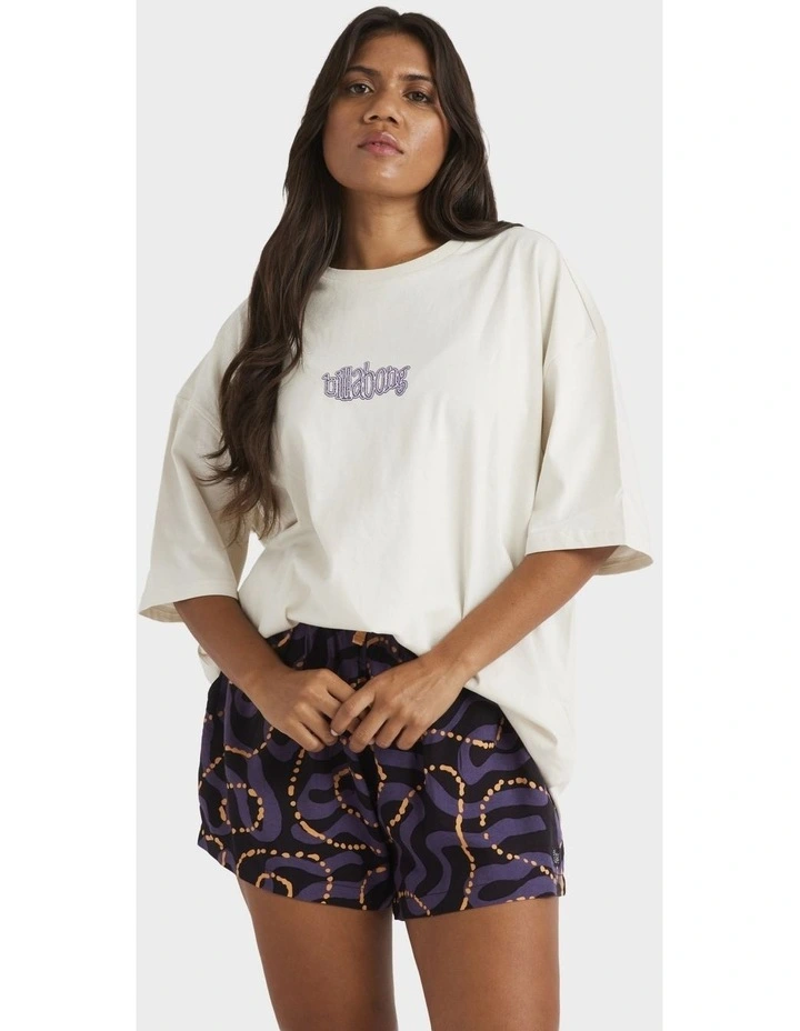 Otis Mangrove Mid Length Sleeves T-shirt in Salt Crystal image 1