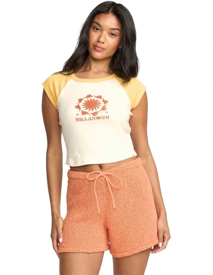 Beach Club Babe T-shirt in White image 1