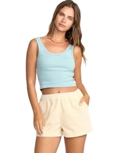 Goddess Knit Tank Top in Blue