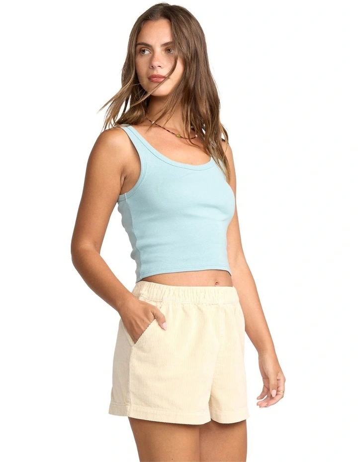 Goddess Knit Tank Top in Blue image 3