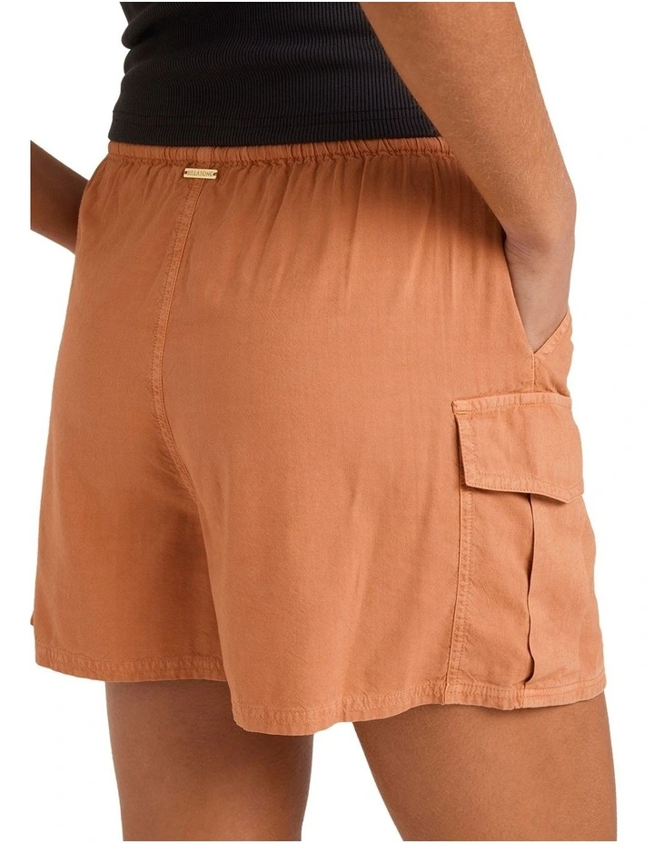 Lets Go Cargo Shorts in Brown image 4