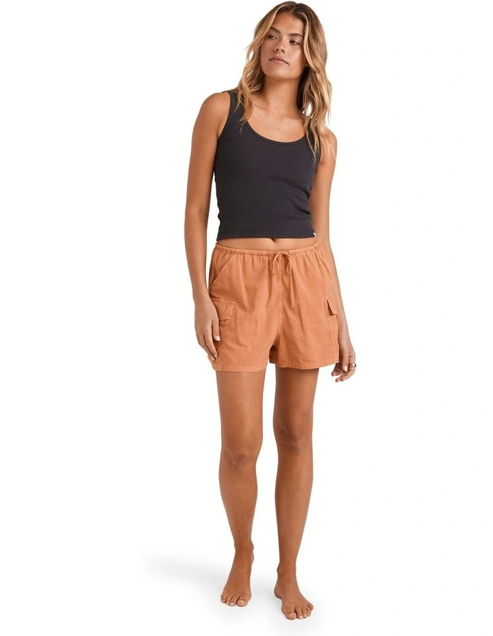 Lets Go Cargo Shorts in Brown image 5