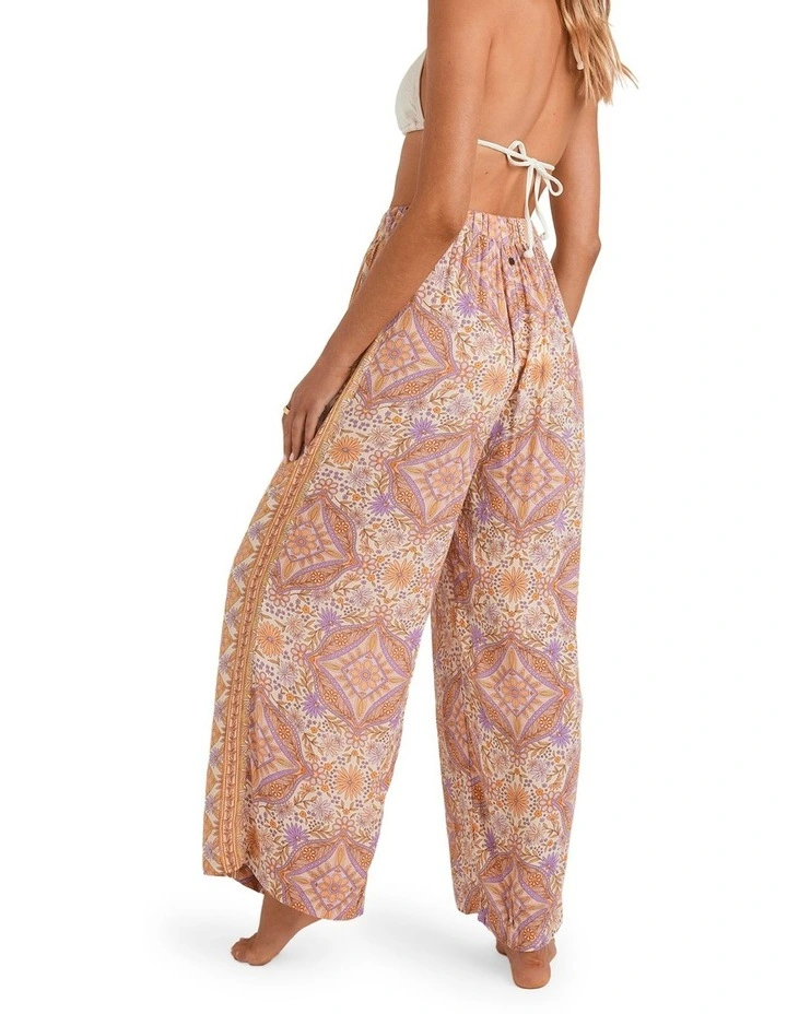 Just For You Elastic Waist Pants in Brown image 2