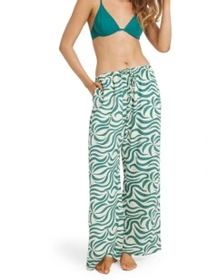 All The Waves Pants in Green