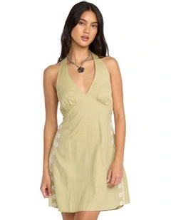Sunny Sometimes Mini Dress in Green