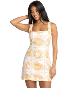 Sunlit Sky Mini Dress in White