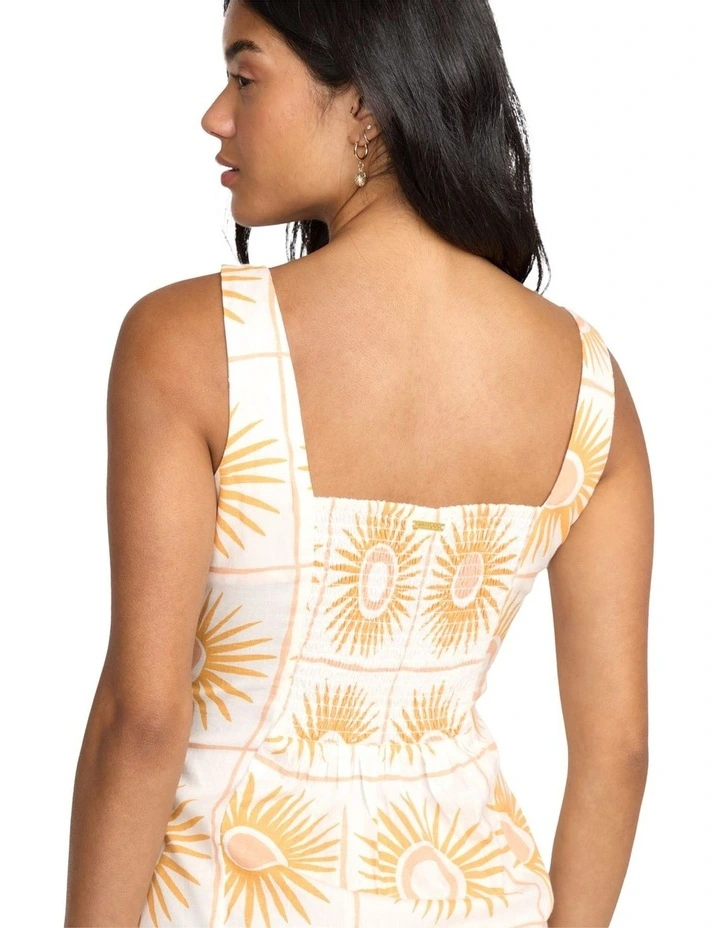 Sunlit Sky Mini Dress in White image 5