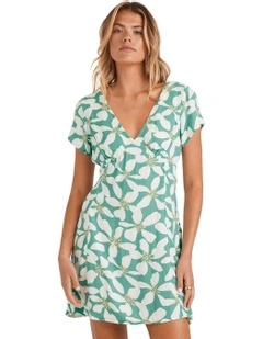 Forever After Mini Dress in Blue