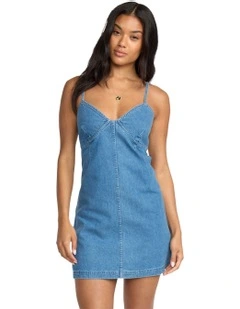 Indigo Skies Mini Dress in Blue