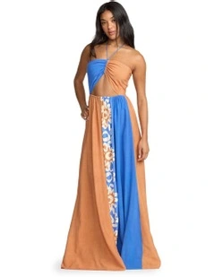 Trippin Drippin Maxi Dress in Multi