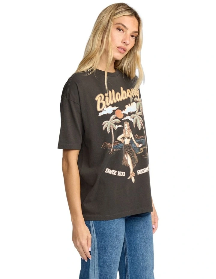 My Sunny Girl T-Shirt in Black image 3