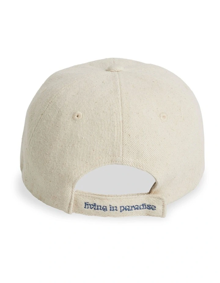 Paradise Dad Cap White image 3