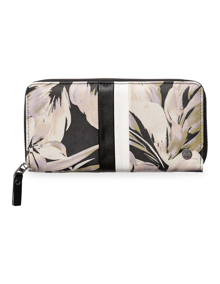 Zip Around Bi-Fold Wallet Black image 2