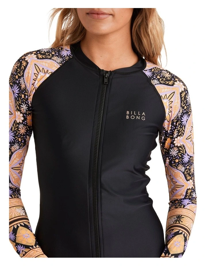 Pipa Upf 50 Long Sleeve Rash Vest in Black image 4