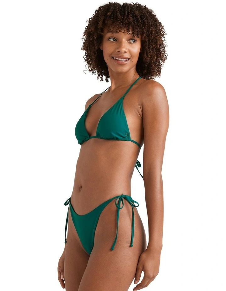 Sol Searcher Multi Tri Bikini Top in Green image 3