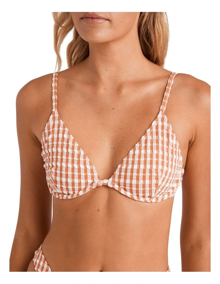Wave Check Reese Underwire Bikini Top in Assorted image 4