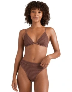 Summer Hi Reese Underwire Bikini Top in Brown