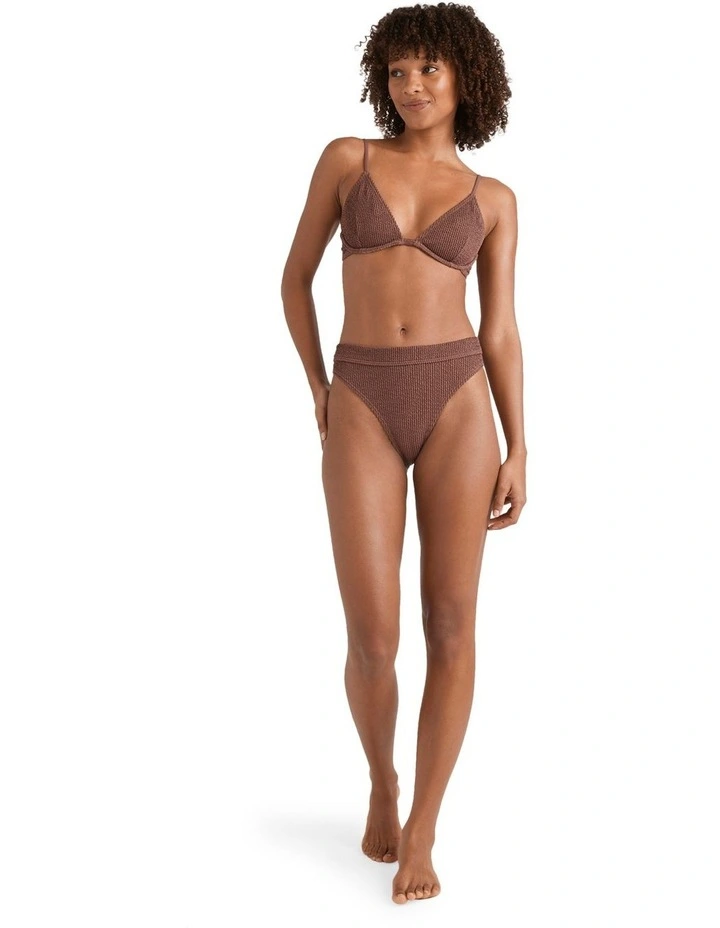 Summer Hi Reese Underwire Bikini Top in Brown image 5