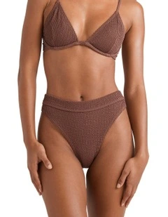 Summer Hi Maui Bikini Bottom in Brown