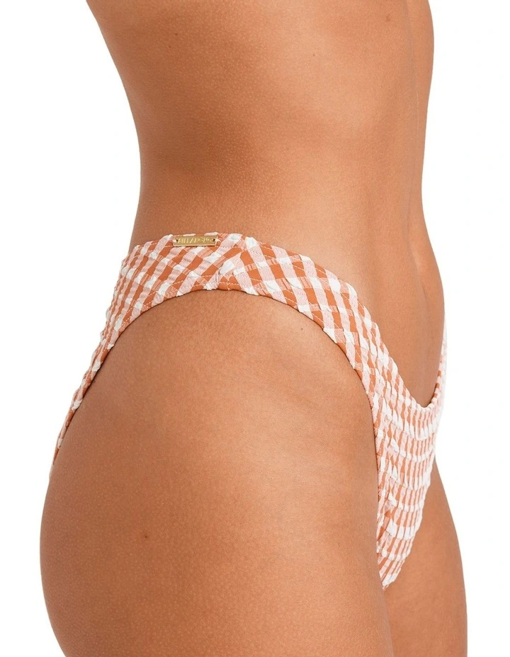 Wave Check Hike Bikini Bottom in Assorted image 4