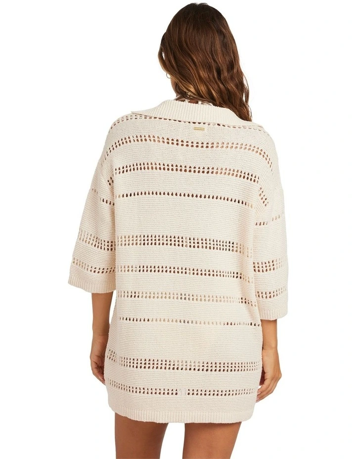Crystal Tides Mini Dress in White image 2
