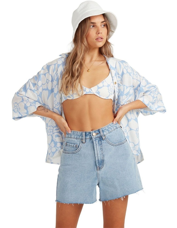 Riley Denim Shorts Blue