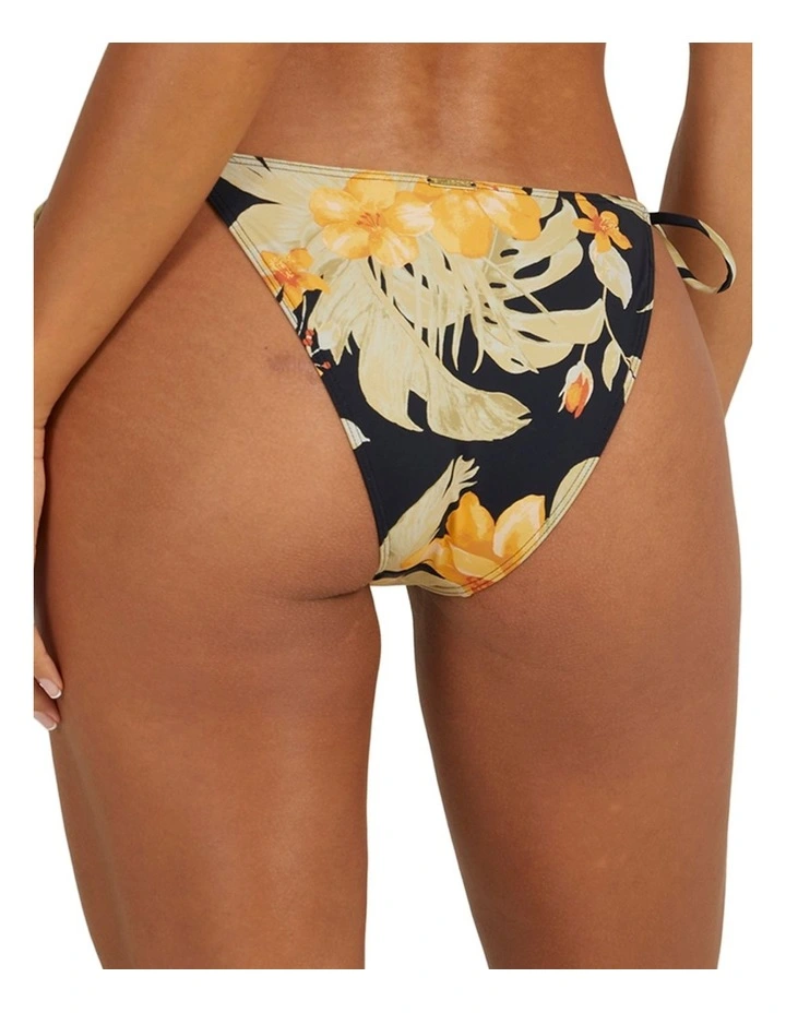 Utopia Tie Side Bondi Bikini Bottom in Black image 5