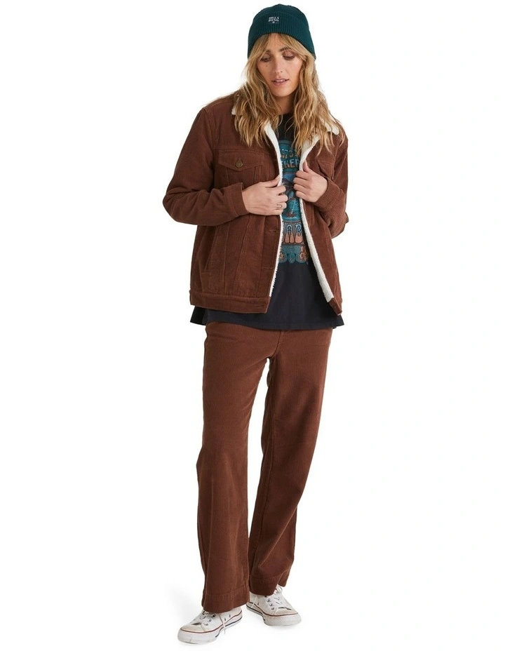 Candy Cord Jacket in Brown image 5