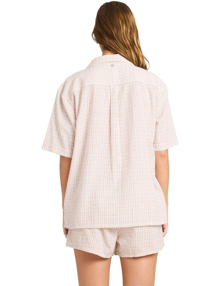 Serene Short Sleeve Shirt in Brown image 2