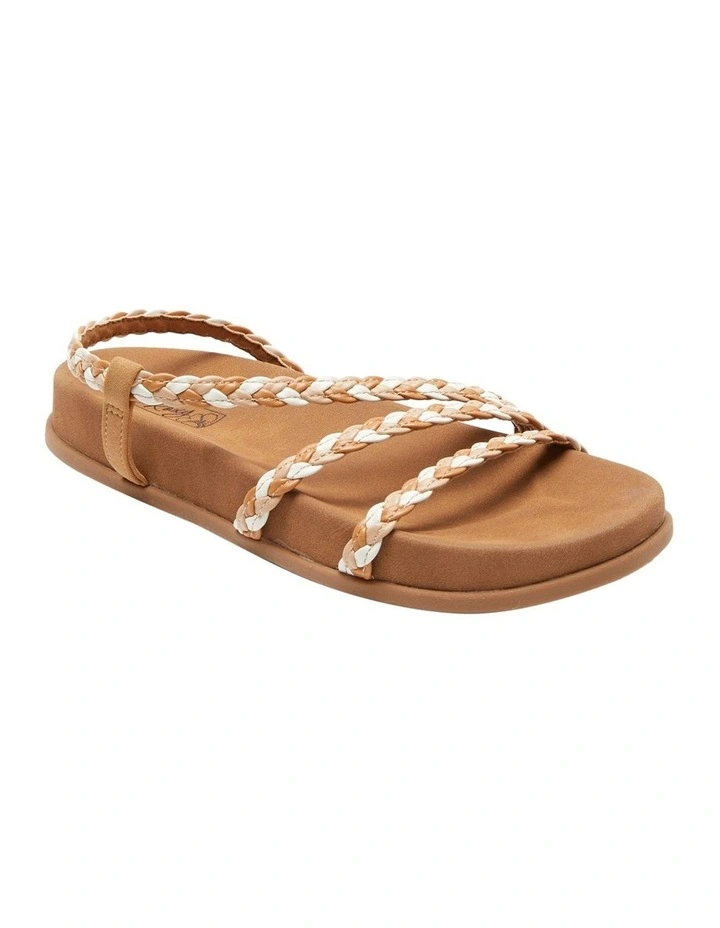 Ymani Sandals in Brown/Tan image 1