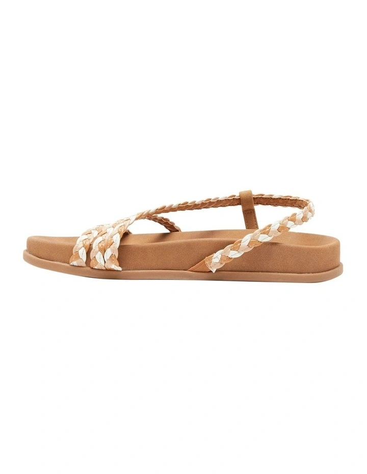 Ymani Sandals in Brown/Tan image 5
