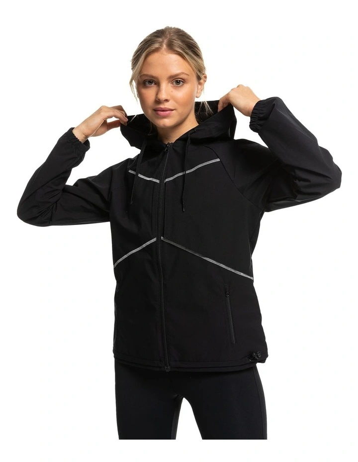 Bold Moves Technical Windbreaker Jacket in Anthracite image 1