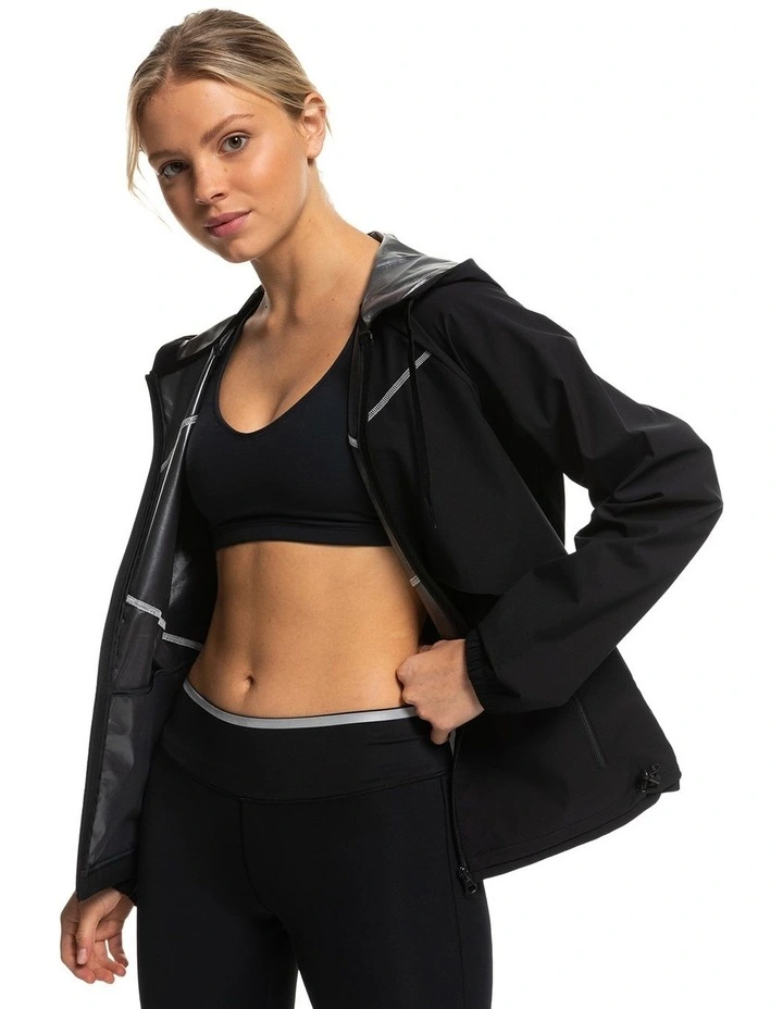 Bold Moves Technical Windbreaker Jacket in Anthracite image 3