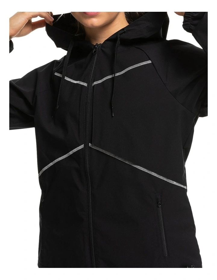 Bold Moves Technical Windbreaker Jacket in Anthracite image 4