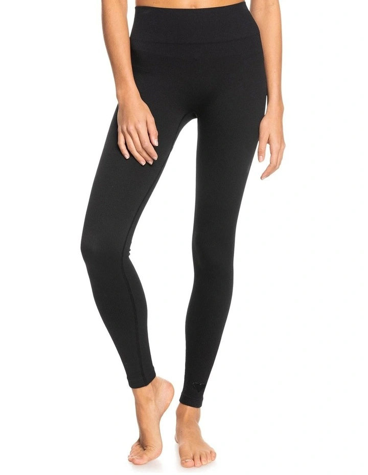 Chill Out Seamless Technical Leggings in Anthracite image 1