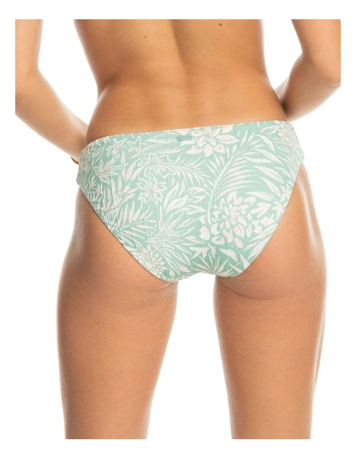 Rib Love The Comber Bikini Bottoms in Blue Surf Planao image 2