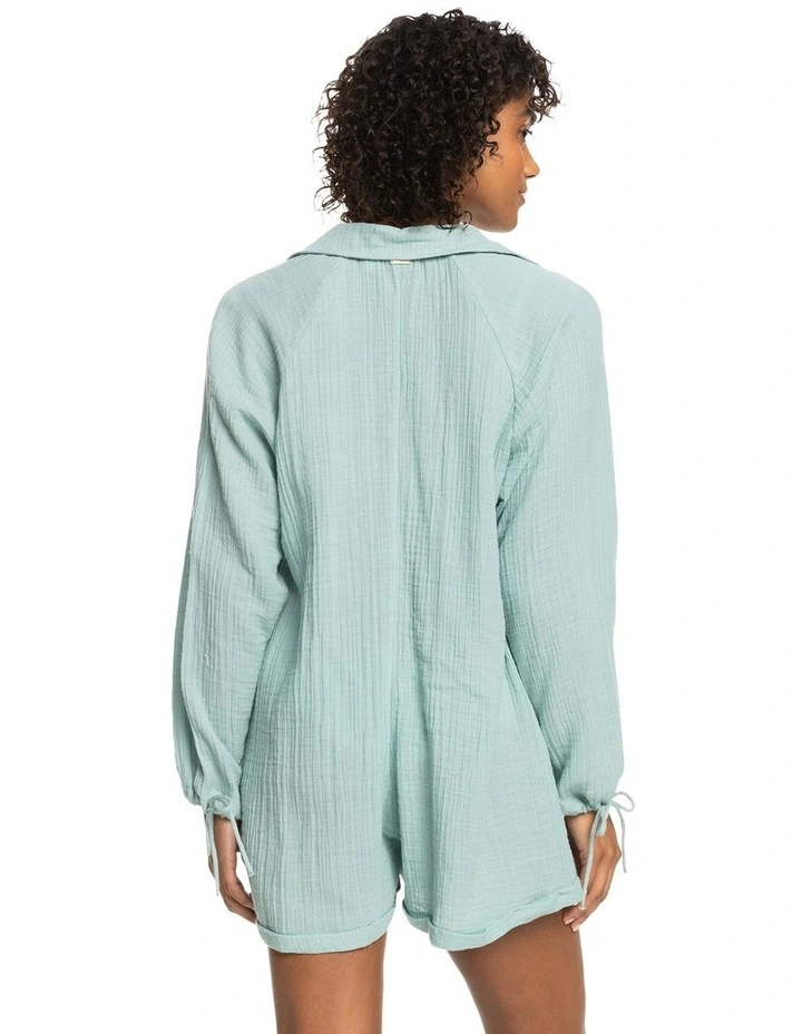Lover Meeting Beach Cover-Up Dress in Blue Surf image 2