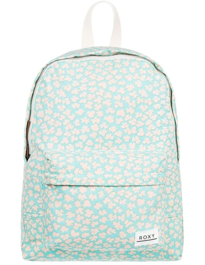 Sugar Baby Canvas 16L Small Backpack in Aruba Blue Flower Bed image 1