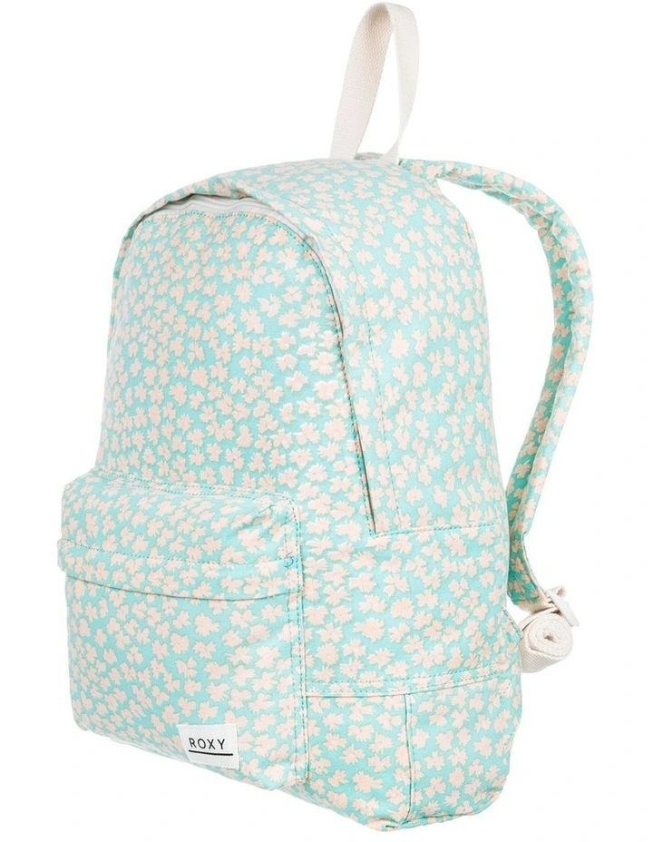 Sugar Baby Canvas 16L Small Backpack in Aruba Blue Flower Bed image 3