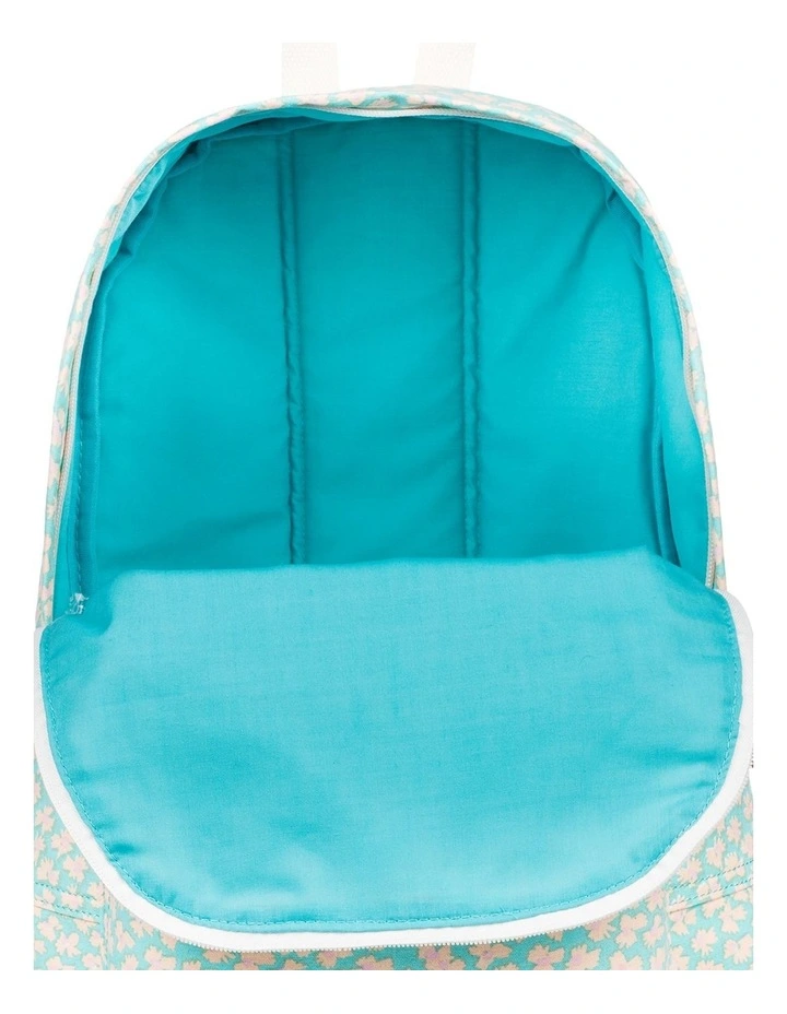 Sugar Baby Canvas 16L Small Backpack in Aruba Blue Flower Bed image 4
