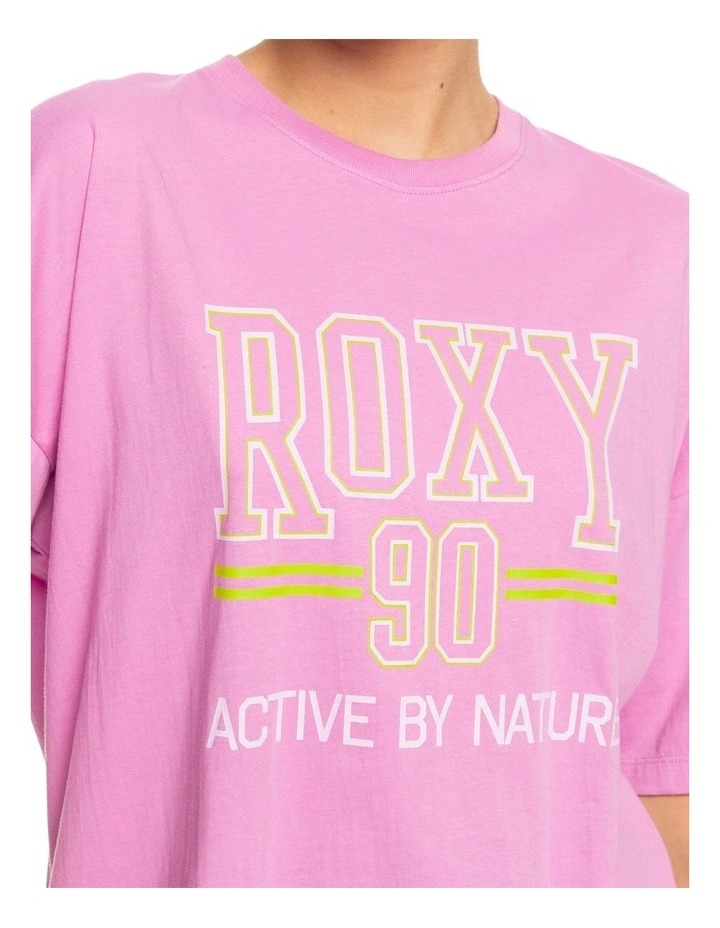 Essential Energy Oversized Sports T-Shirt in Opera Mauve image 3
