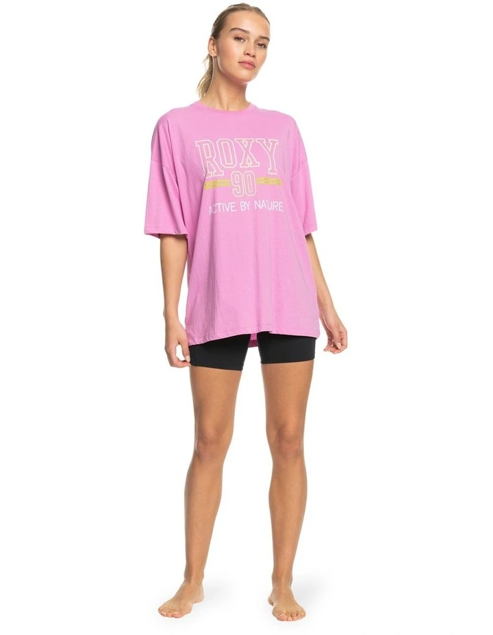 Essential Energy Oversized Sports T-Shirt in Opera Mauve image 4