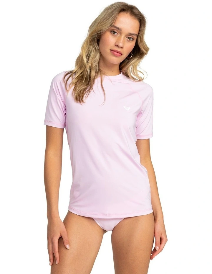 Essential Short Sleeve UPF 50 Surf T-shirt in Pirouette image 1