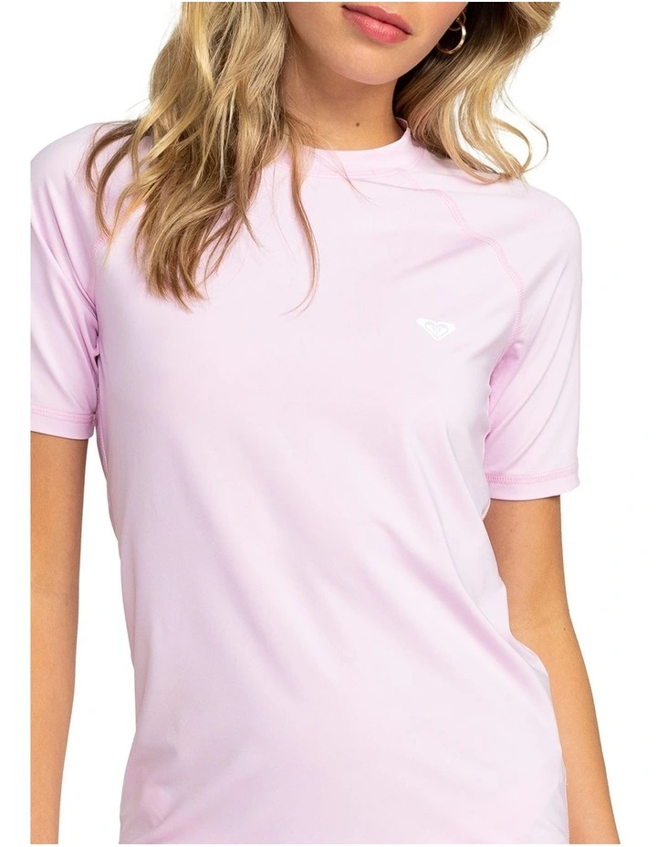 Essential Short Sleeve UPF 50 Surf T-shirt in Pirouette image 4