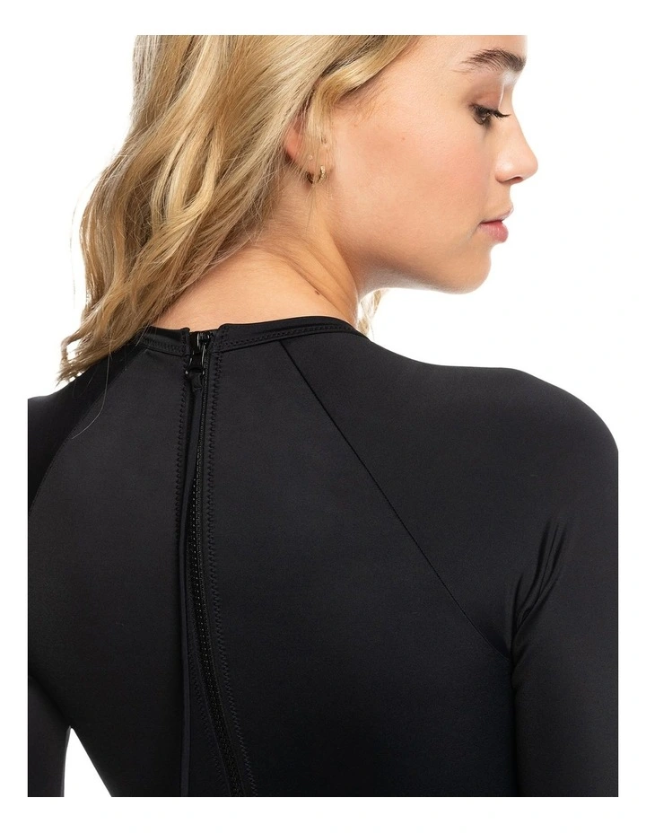 Active Long Sleeve One Piece Swimsuit in Anthracite image 4